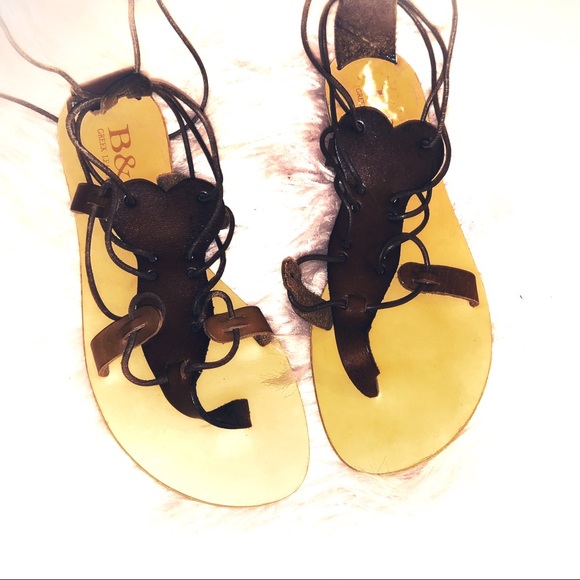 Authentic Greek Gladiator Sandals - Picture 1 of 7